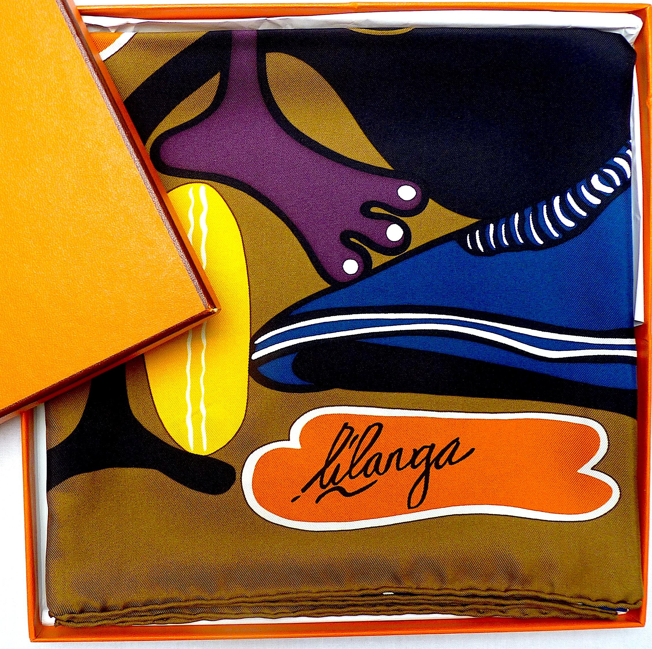 Superbe Foulard Hermès 35