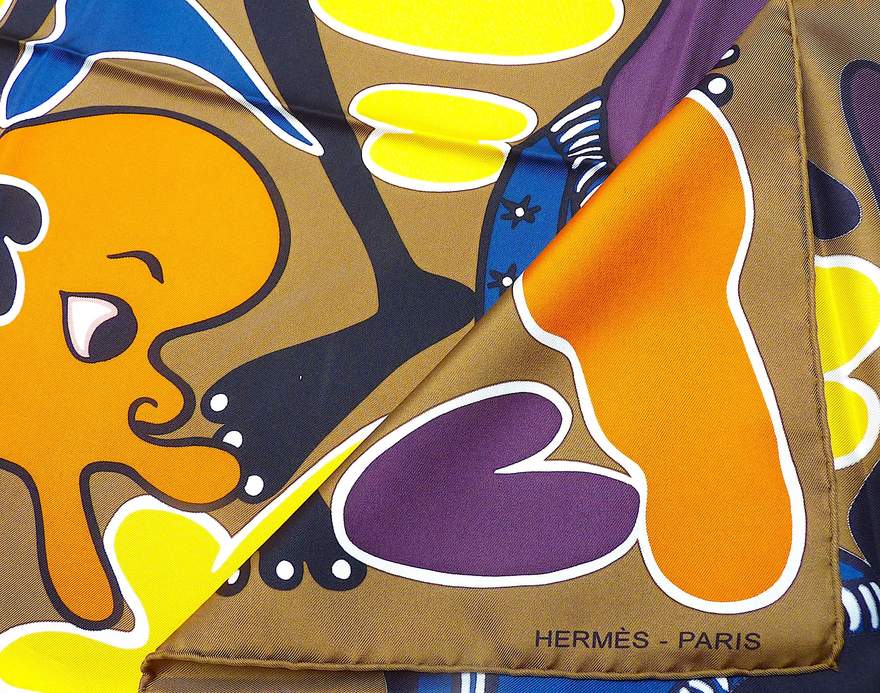 Rare Foulard Hermes Brand New with Box 