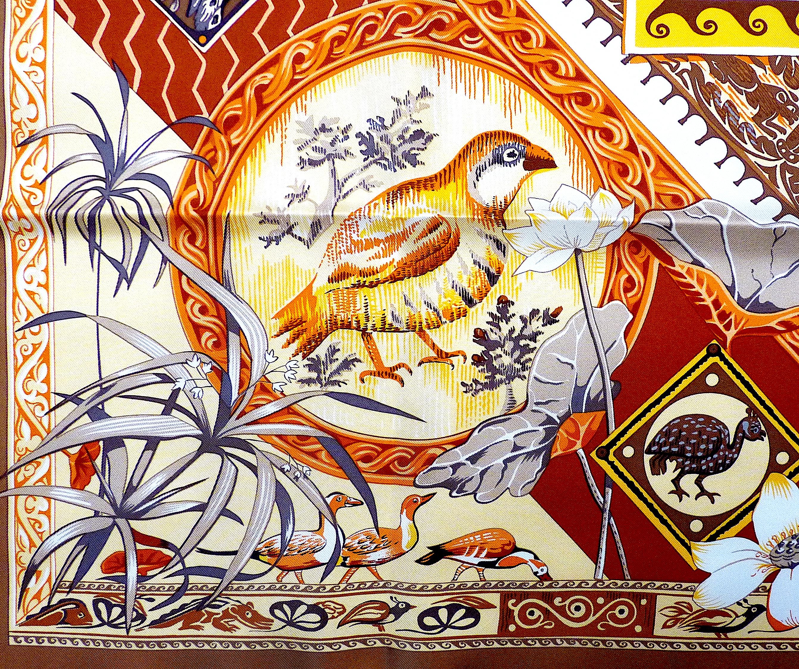 Rare Hermes Scarf BRAND NEW with Hermes Box 