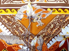 Rare Hermes Scarf BRAND NEW with Hermes Box "Le Jardin des Coptes" by Toutsy