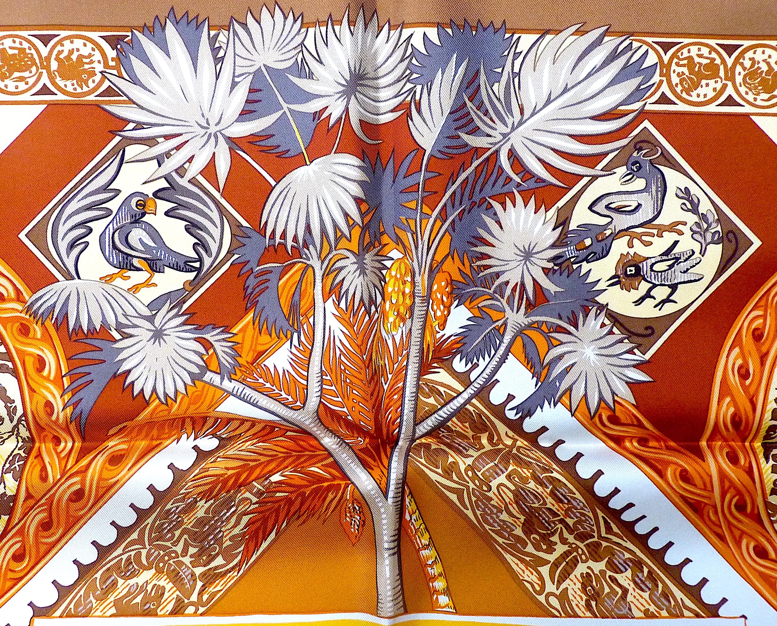 Rare Hermes Scarf BRAND NEW with Hermes Box 
