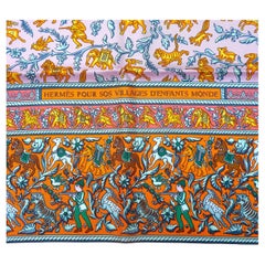Rare Hermes Scarf Chasse en Inde BNIB Special Edition for SOS Villages d'Enfants