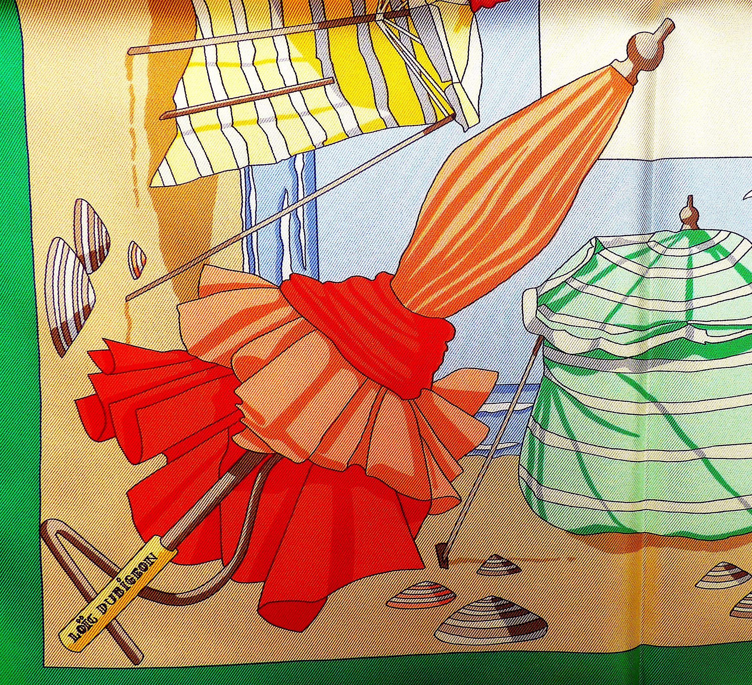 Rare Hermes Scarf w Box 