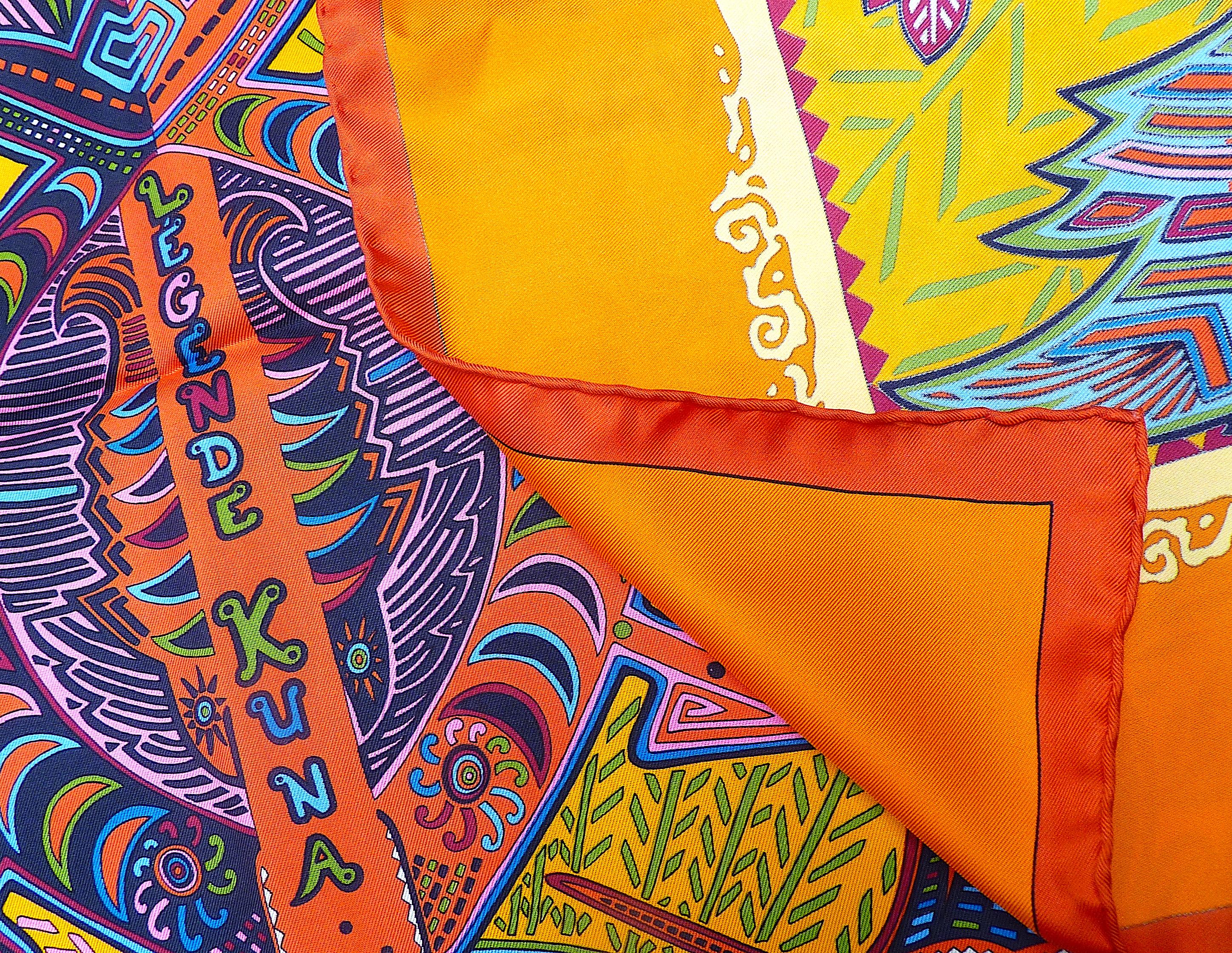 Rare Hermes Scarf w Box 
