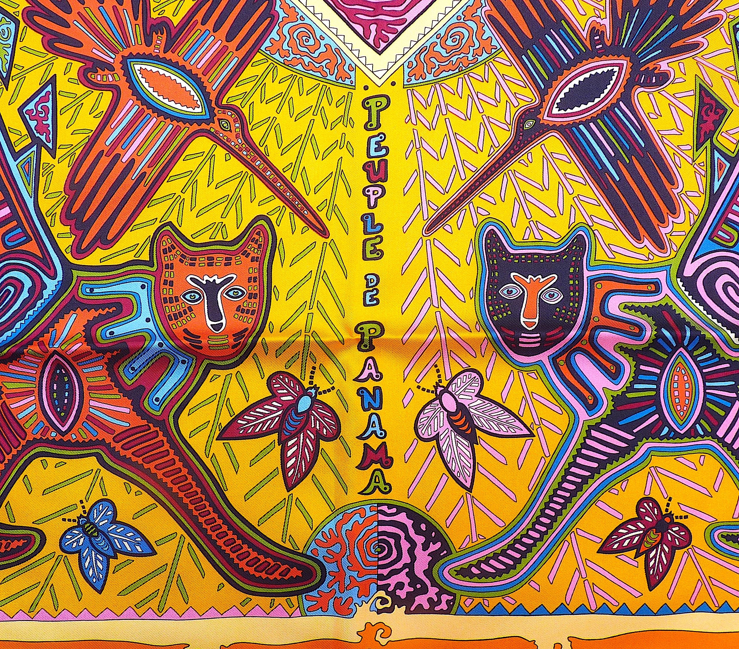 Rare Hermes Scarf w Box 