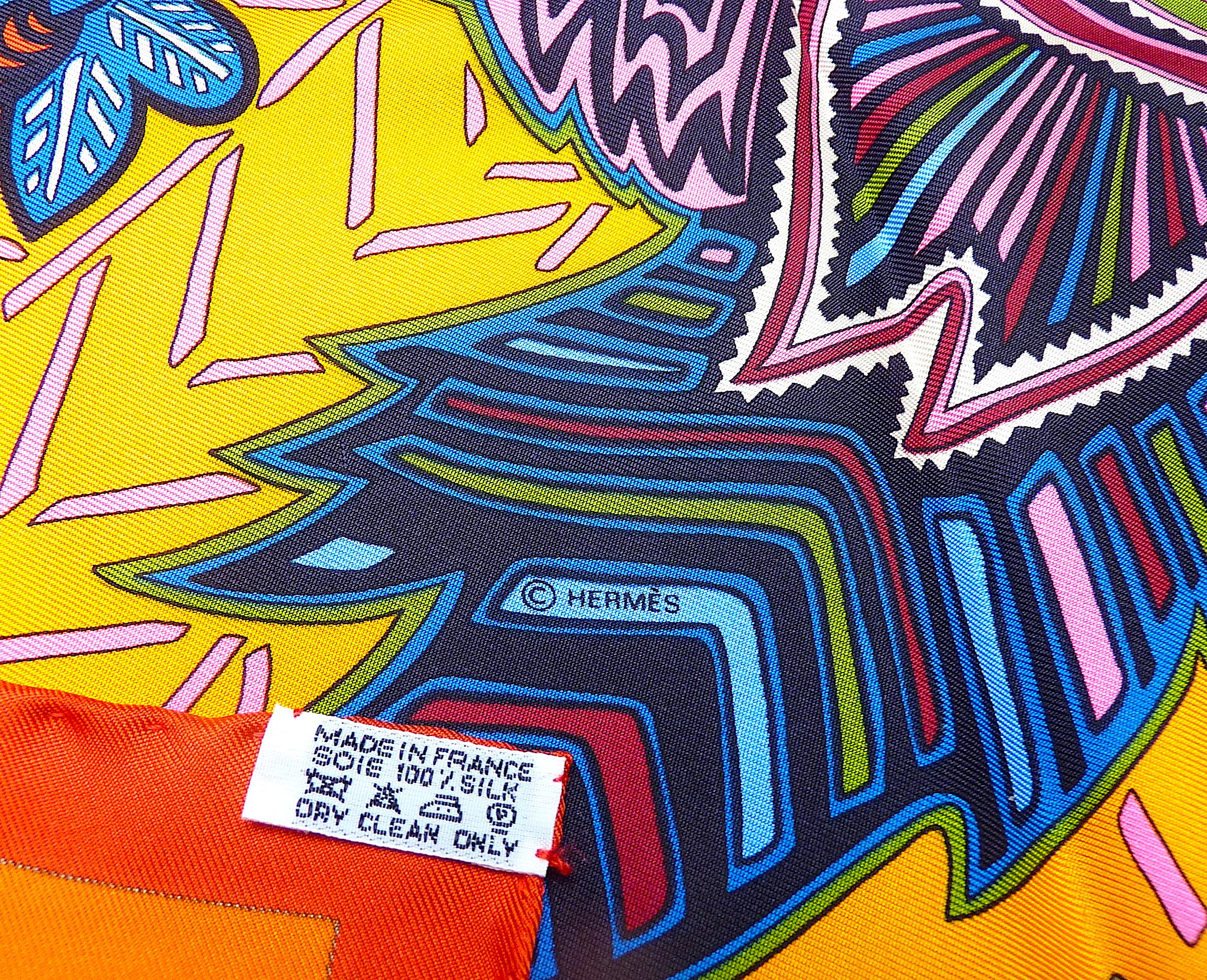Rare Hermes Scarf w Box 