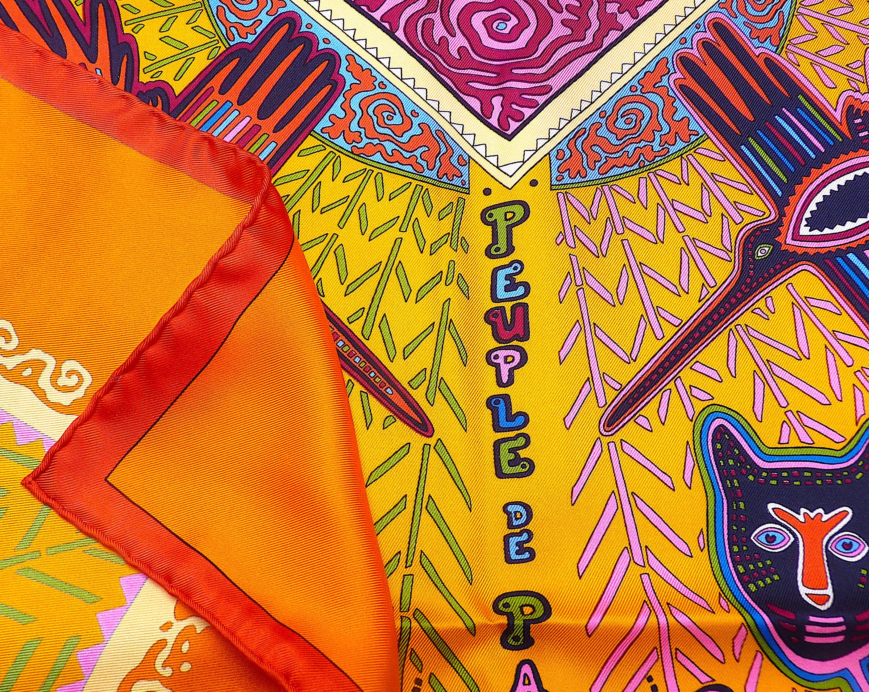 Rare Hermes Scarf w Box 