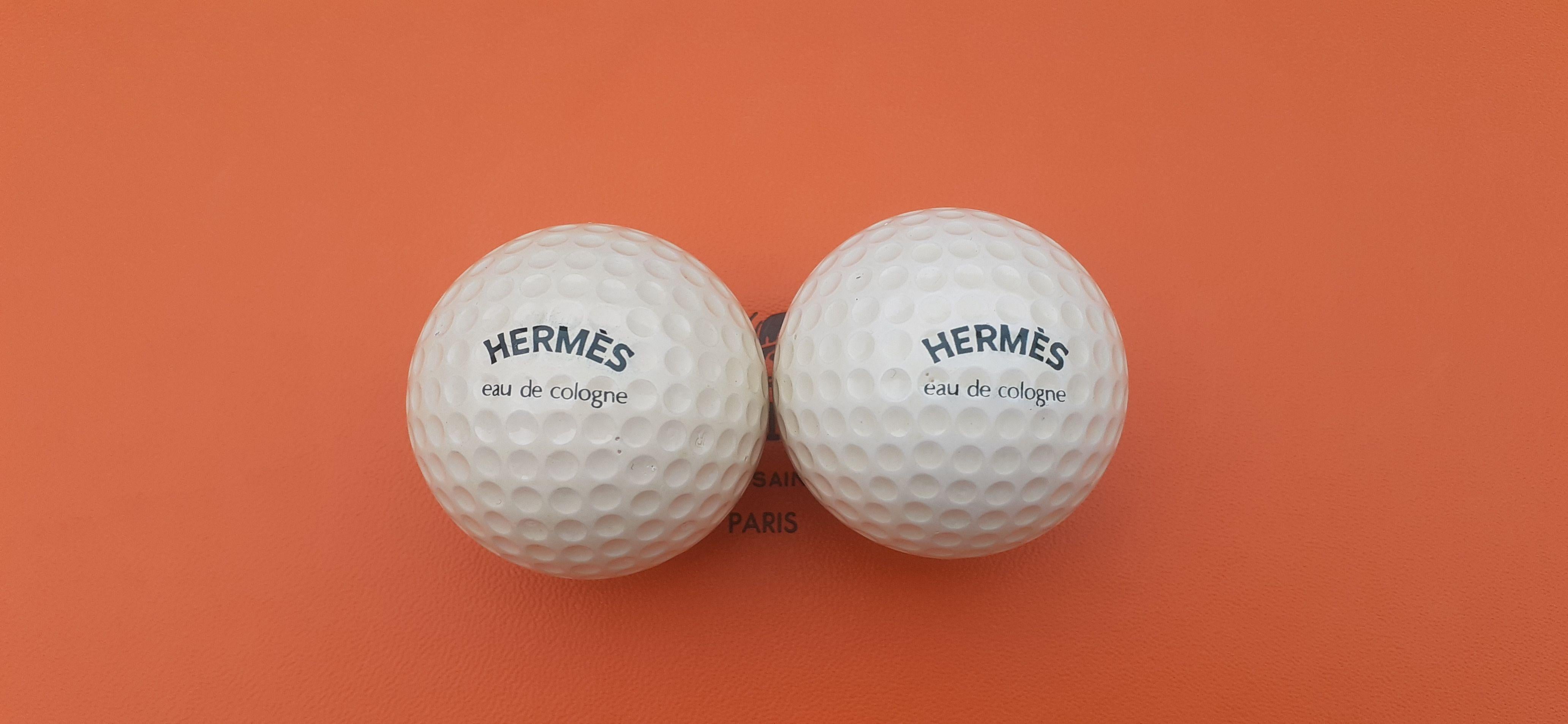 Super Rare Authentic Hermès Golf Balls

Real golf balls meeting the standards

Hermès has produced several sports items under the image of its “eau de cologne” collection, including backpacks and fanny packs.


