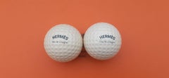 Rare Hermès Set of 2 Golf Balls