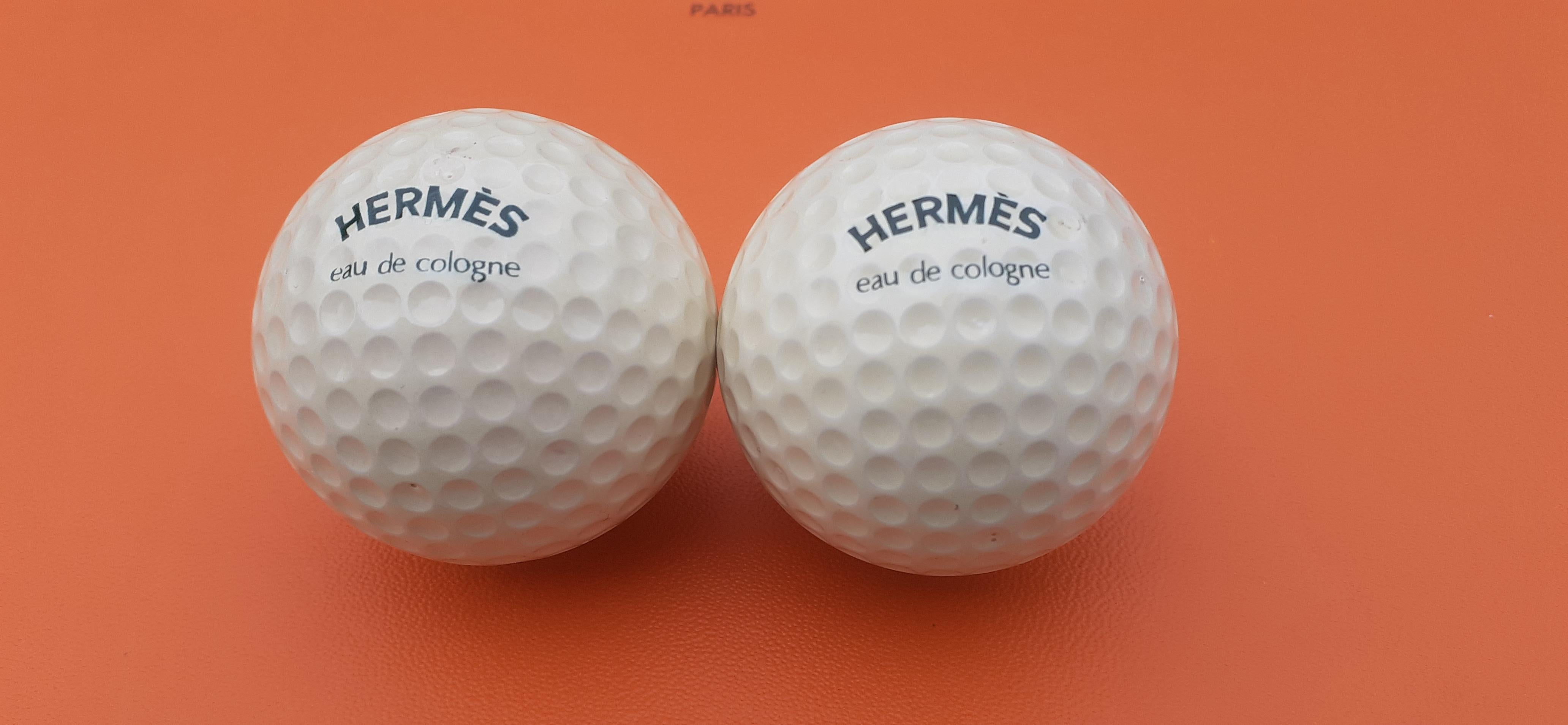 Rare Hermès Set of 2 Golf Balls 4