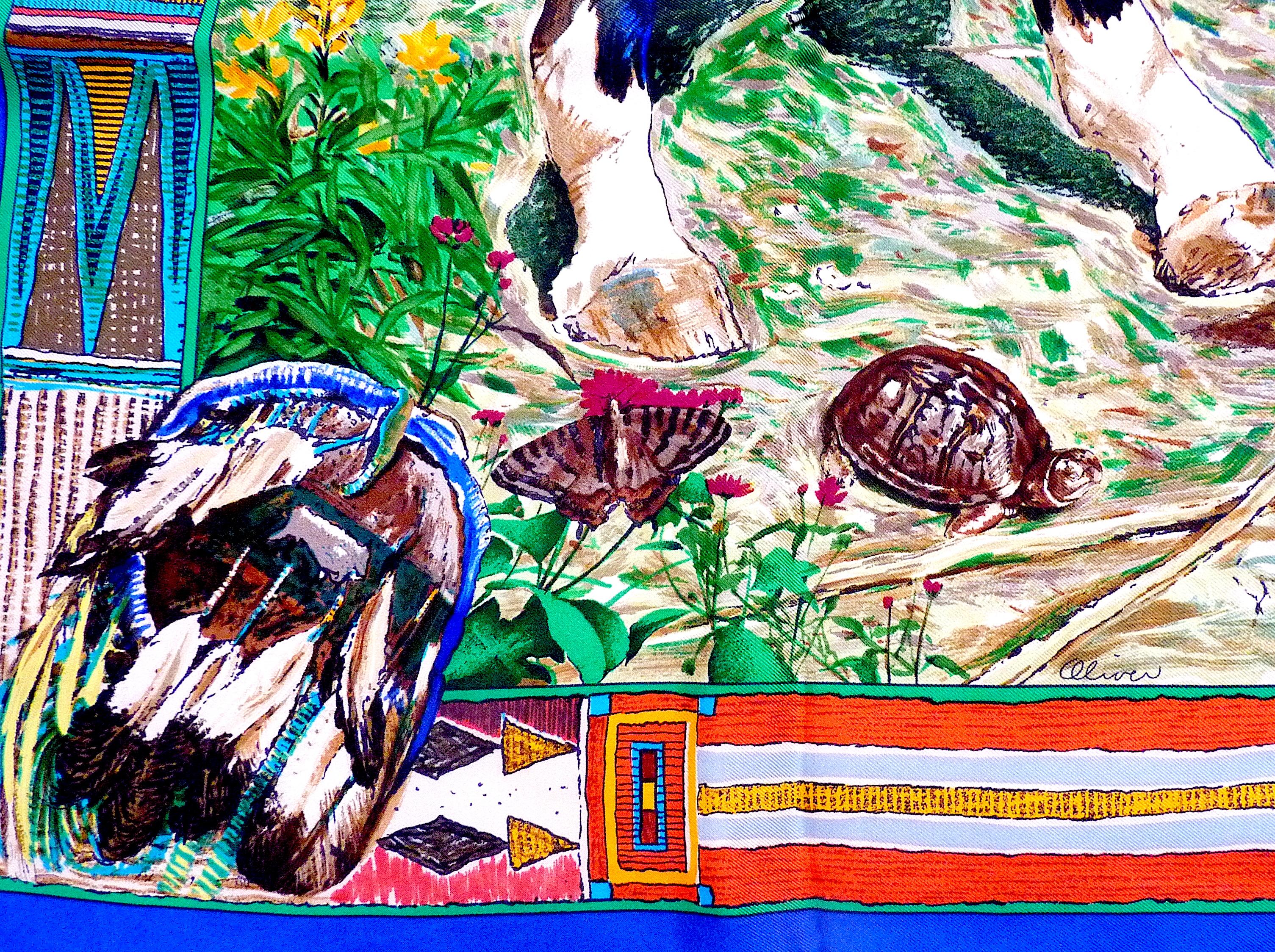 Rare Hermes Silk Scarf 35
