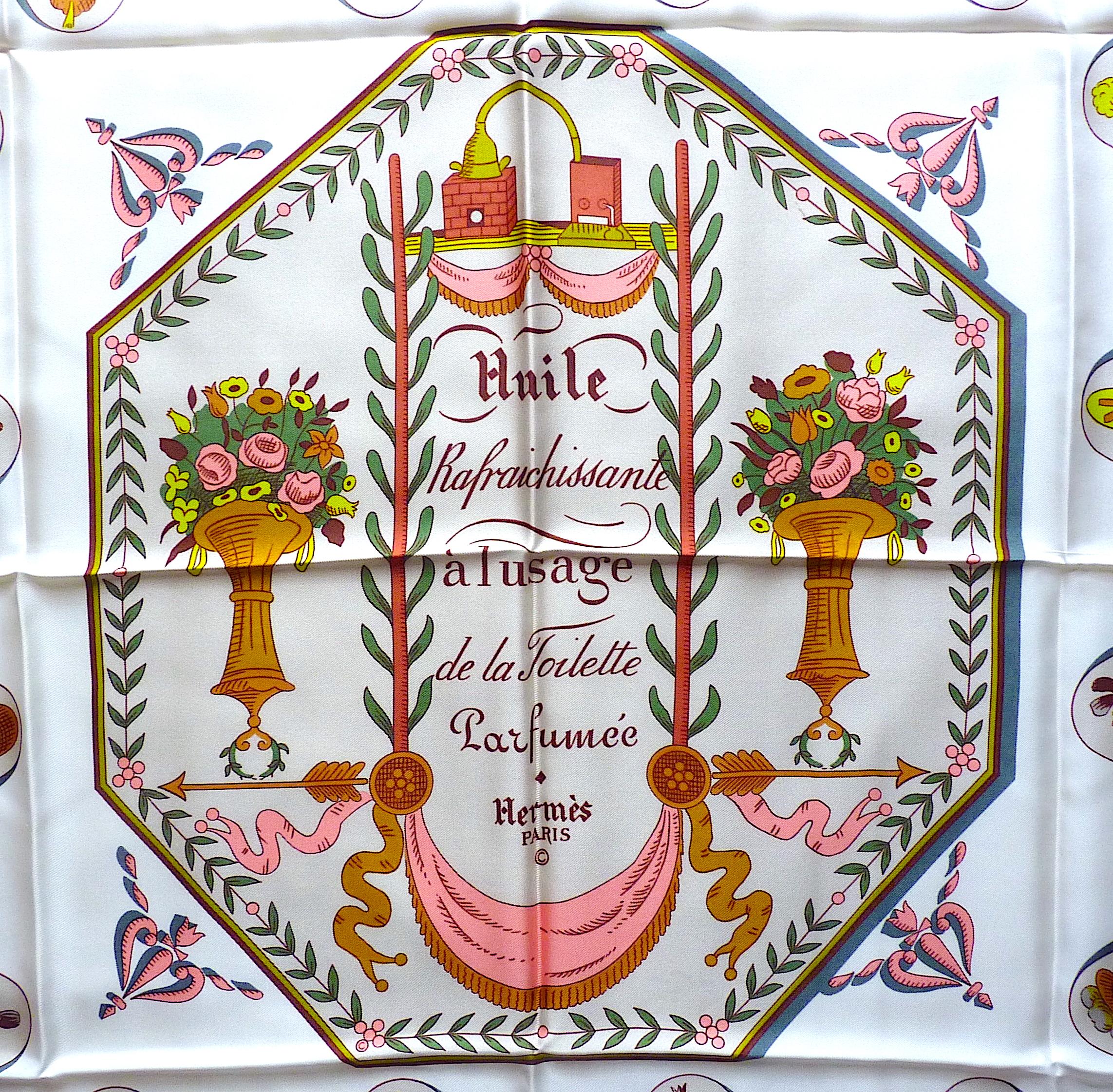 Exquisite HERMES Silk Scarf 90 x 90 cm, entitled 