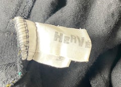 Rare Herve Leger 1980s Hand Painted High Waisted Galaxy Print Cigarette Pants