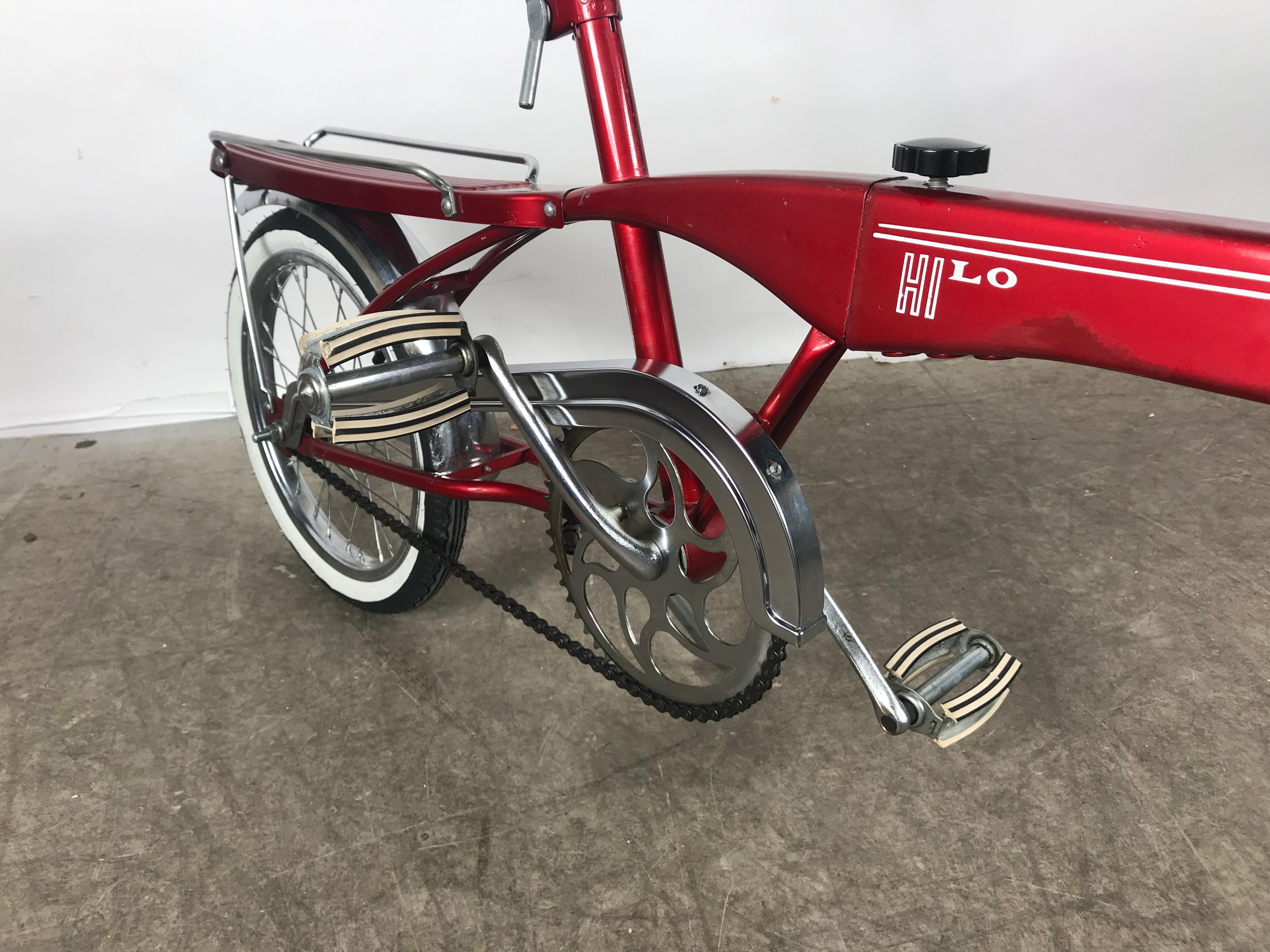 Mid-Century Modern Rare Hi-Lo Collapsible Modernist Bicycle by Cleveland Company MDT For Sale
