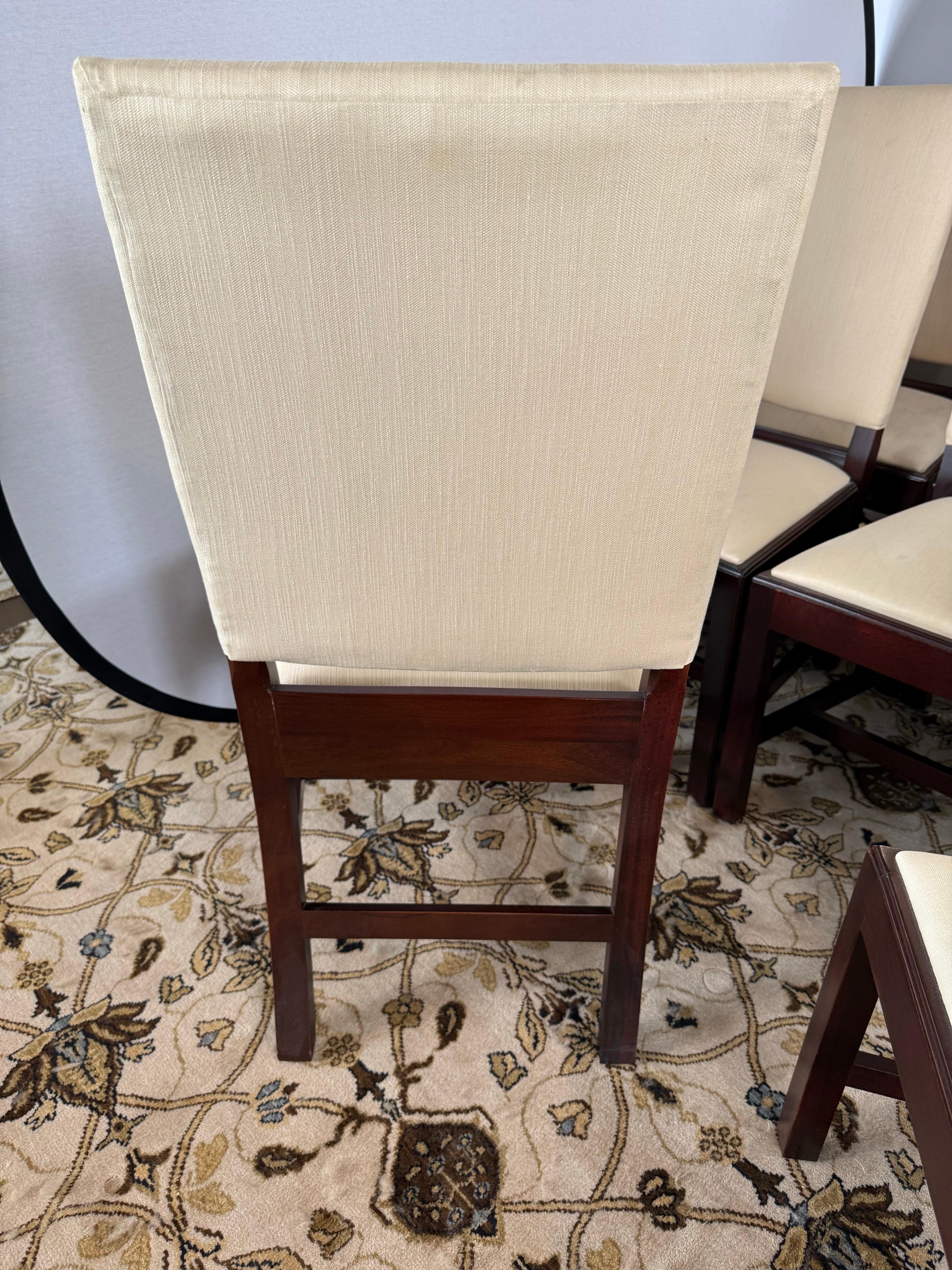Rare Hickory Chair Company Set 8 Thomas O'Brien Designed Dining Room Chairs For Sale 2