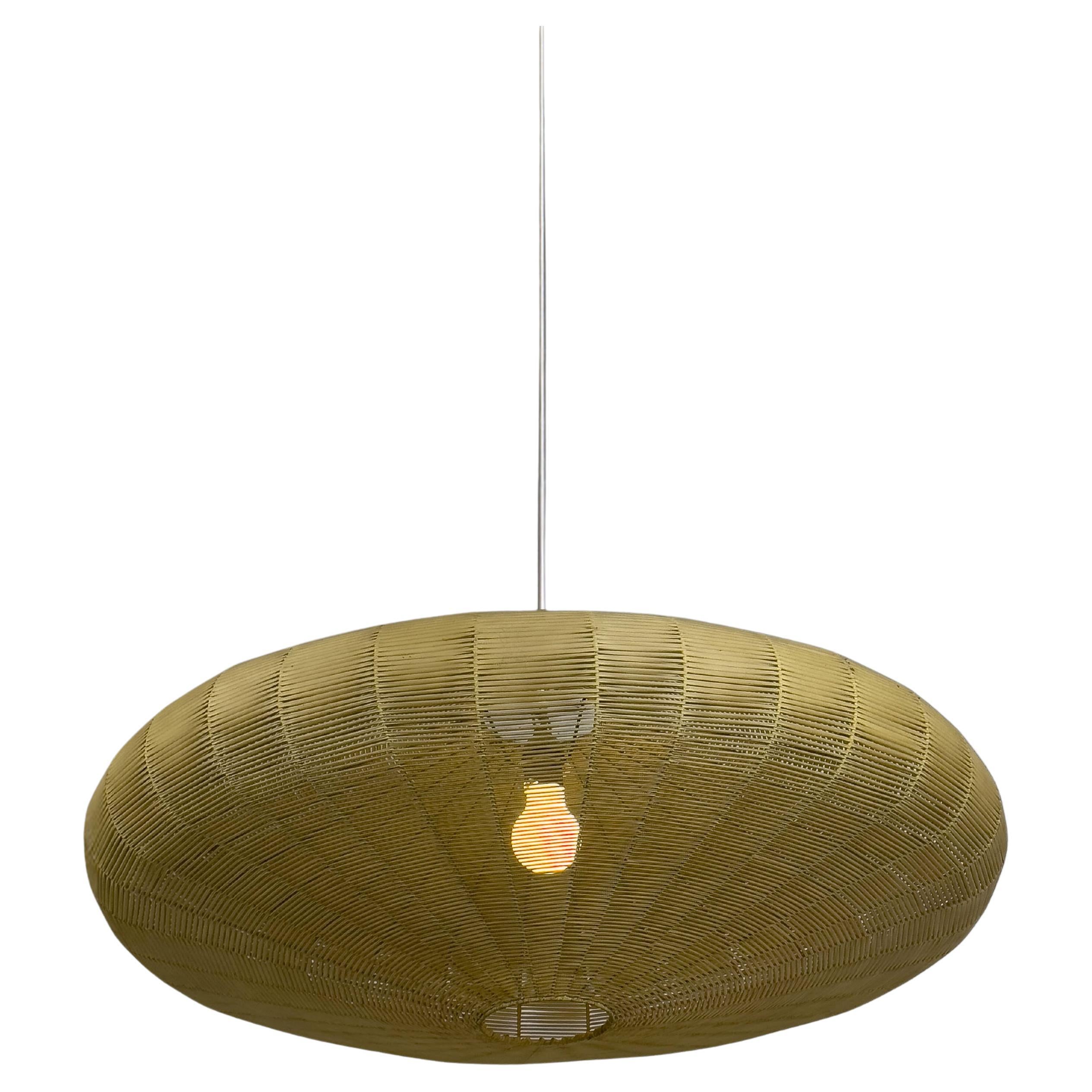 Rara lámpara colgante OVNI moderna de mediados de siglo, muy decorativa, de 80 cm de diámetro. Ita en venta