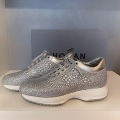 Zapatillas Hogan Atelier Interactive con strass, muy poco comunes, talla IT 38,5