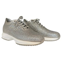 Zapatillas Hogan Atelier Interactive con strass, muy poco comunes, talla IT 38,5