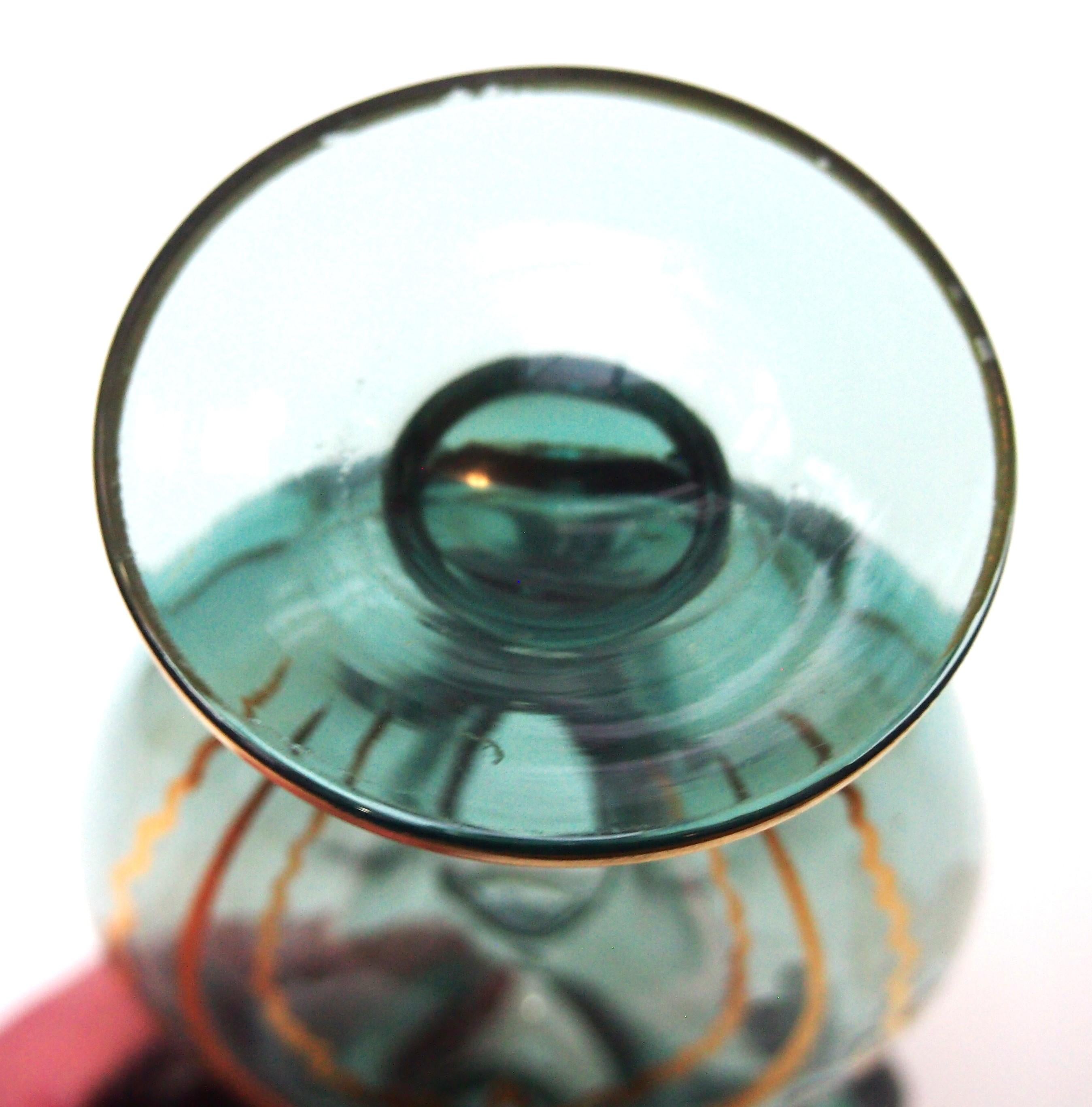 Raro decanter figurato Holmegaard di Jacob Bang c1926 in vendita 2