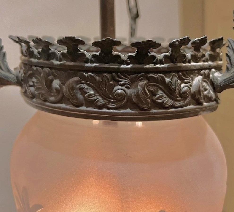 Rare Hooper of Boston Empire Lantern, Circa: 1820 In Good Condition In Alexandria, VA