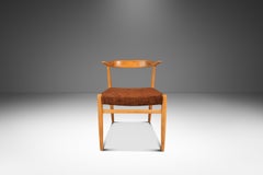 Raro Escritorio / Sillón de Acento "Cuerno" de Haya, Folke Ohllson, DUX, Suecia, años 50