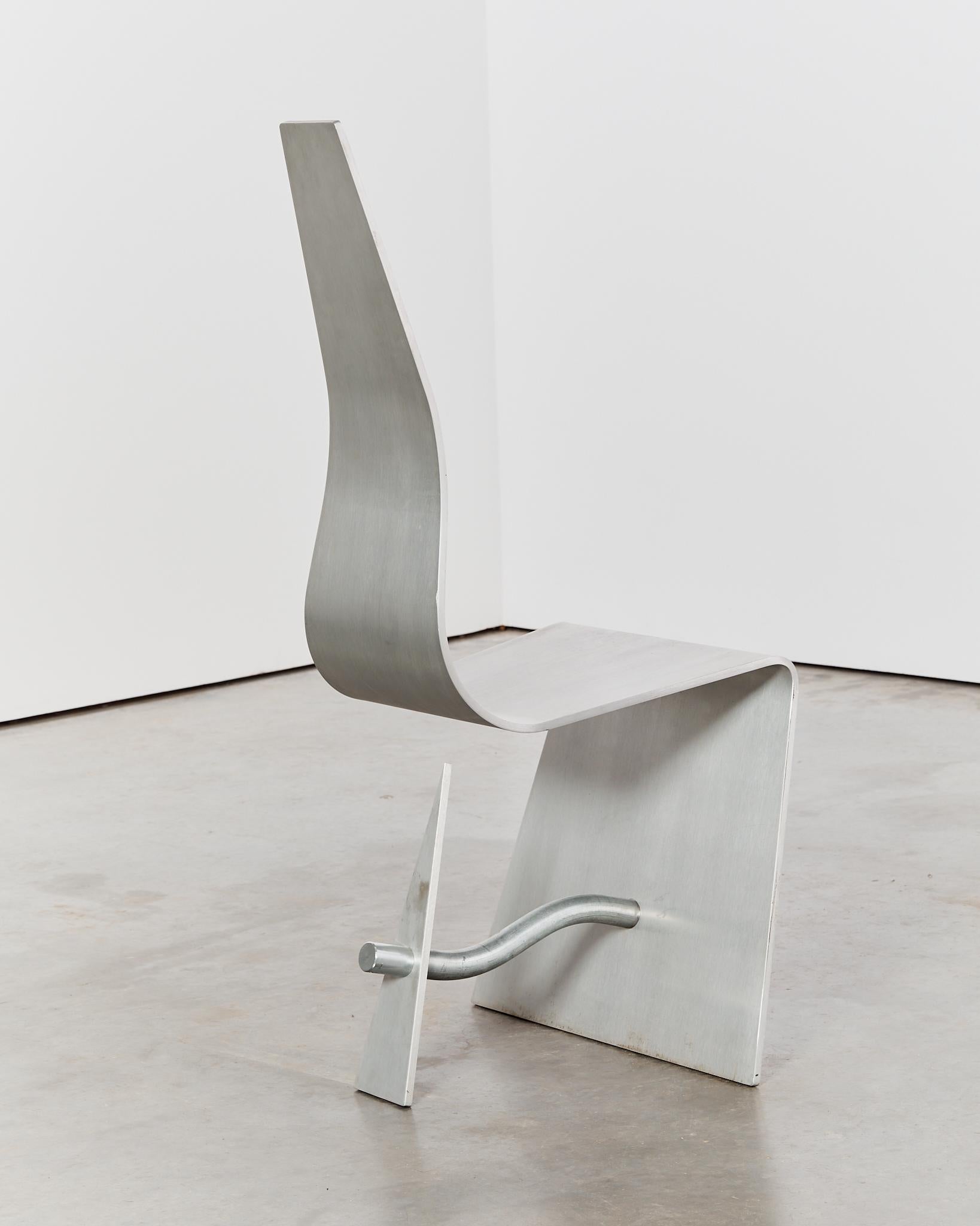 Seltener Horns Stuhl aus Aluminium von Ron Arad 1985 im Angebot 4