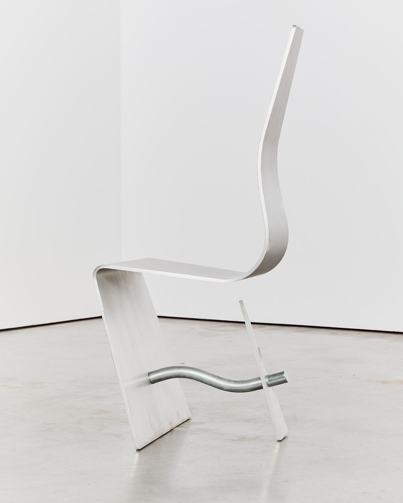 Seltener Horns Stuhl aus Aluminium von Ron Arad 1985 im Angebot 9