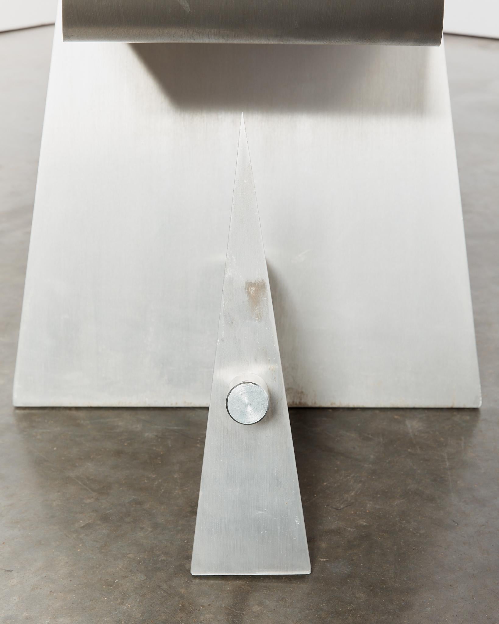 Seltener Horns Stuhl aus Aluminium von Ron Arad 1985 im Angebot 10