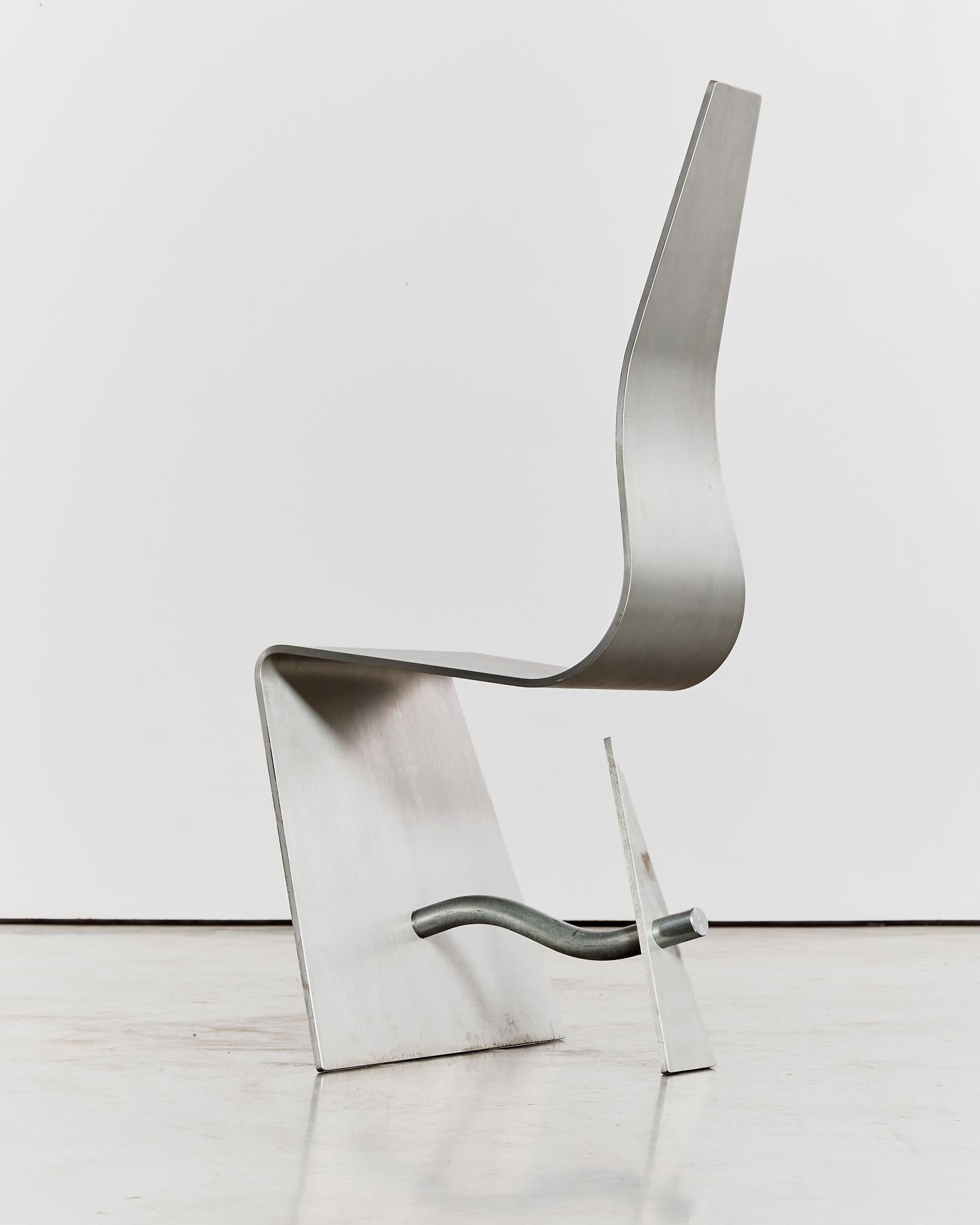 Seltener Horns Stuhl aus Aluminium von Ron Arad 1985 im Angebot 11