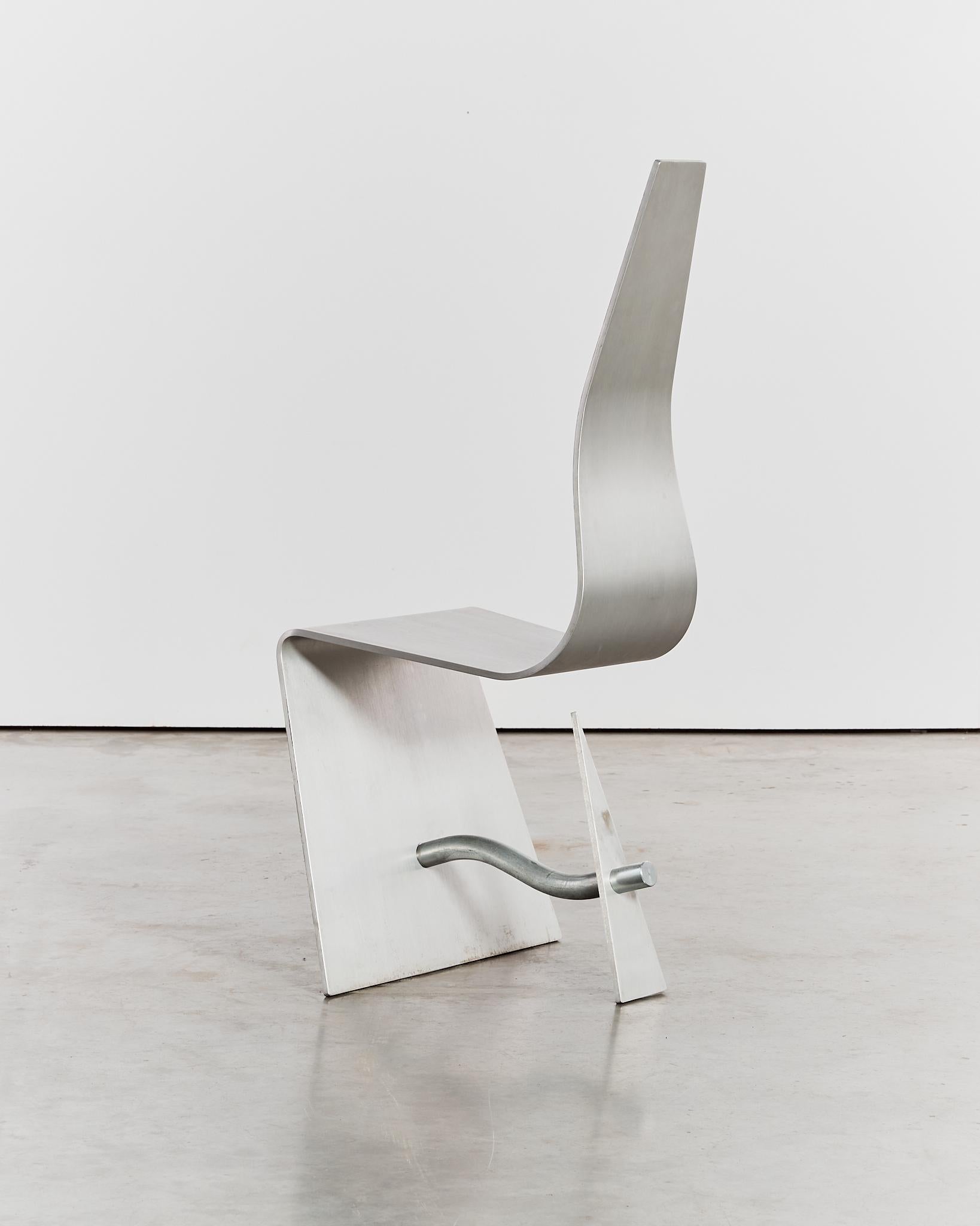 Seltener Horns Stuhl aus Aluminium von Ron Arad 1985 im Angebot 12