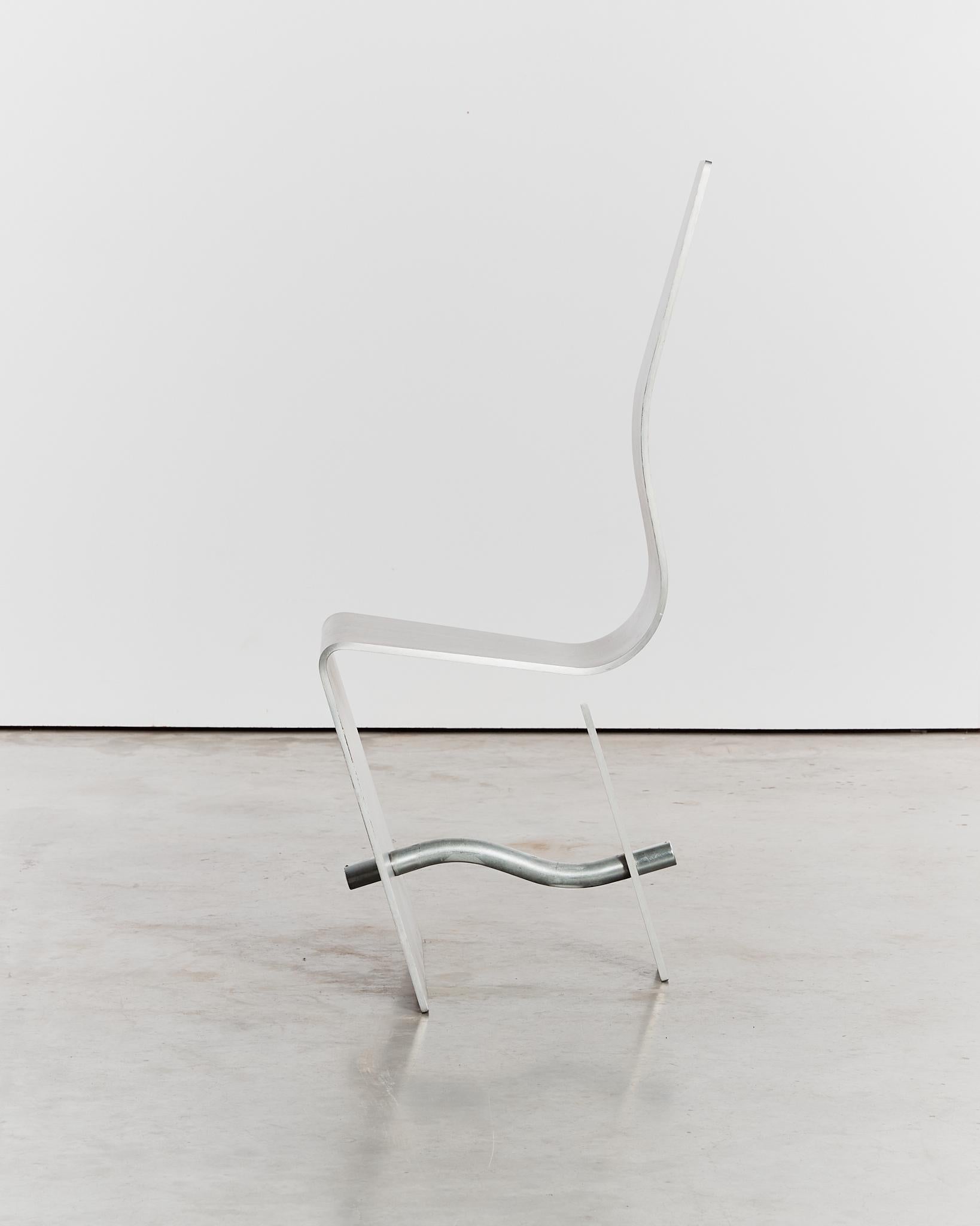 Seltener Horns Stuhl aus Aluminium von Ron Arad 1985 (Postmoderne) im Angebot