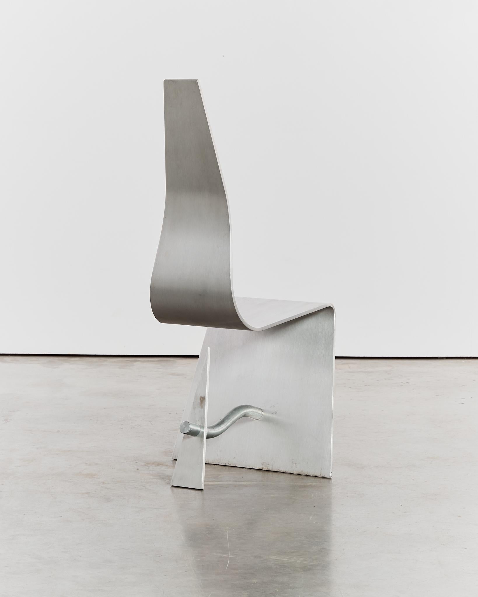 Seltener Horns Stuhl aus Aluminium von Ron Arad 1985 (20. Jahrhundert) im Angebot