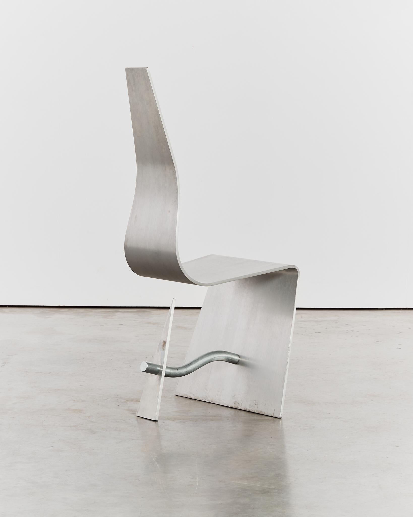 Seltener Horns Stuhl aus Aluminium von Ron Arad 1985 im Angebot 1