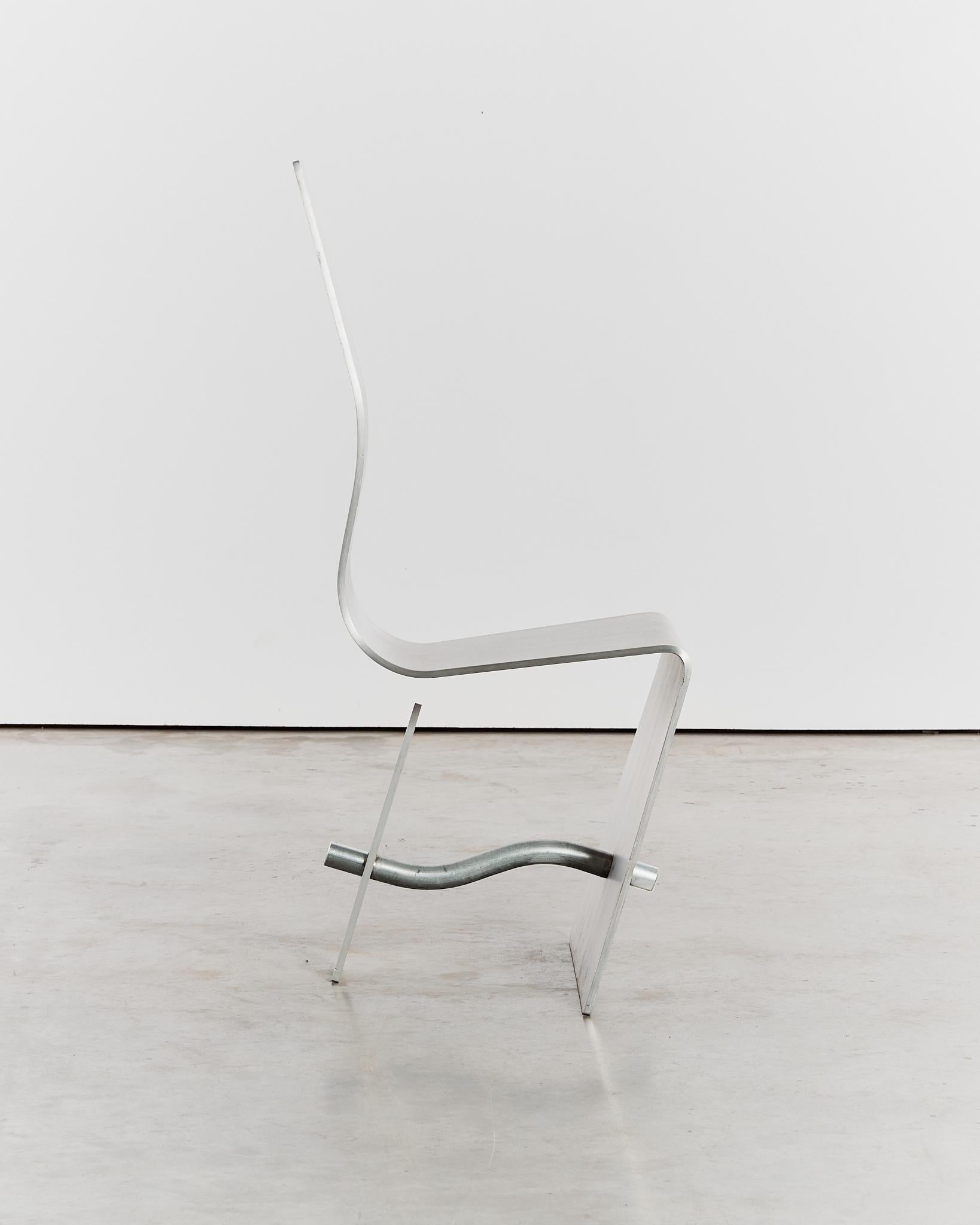 Seltener Horns Stuhl aus Aluminium von Ron Arad 1985 im Angebot 2