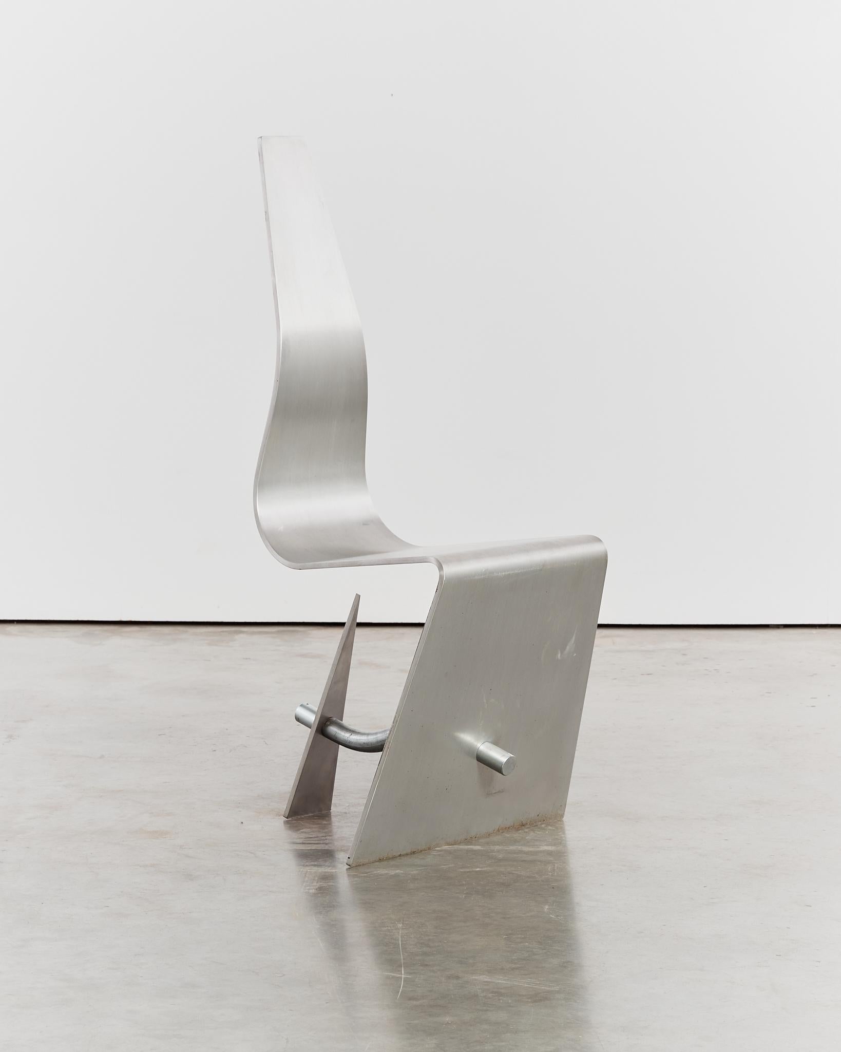 Seltener Horns Stuhl aus Aluminium von Ron Arad 1985 im Angebot 3