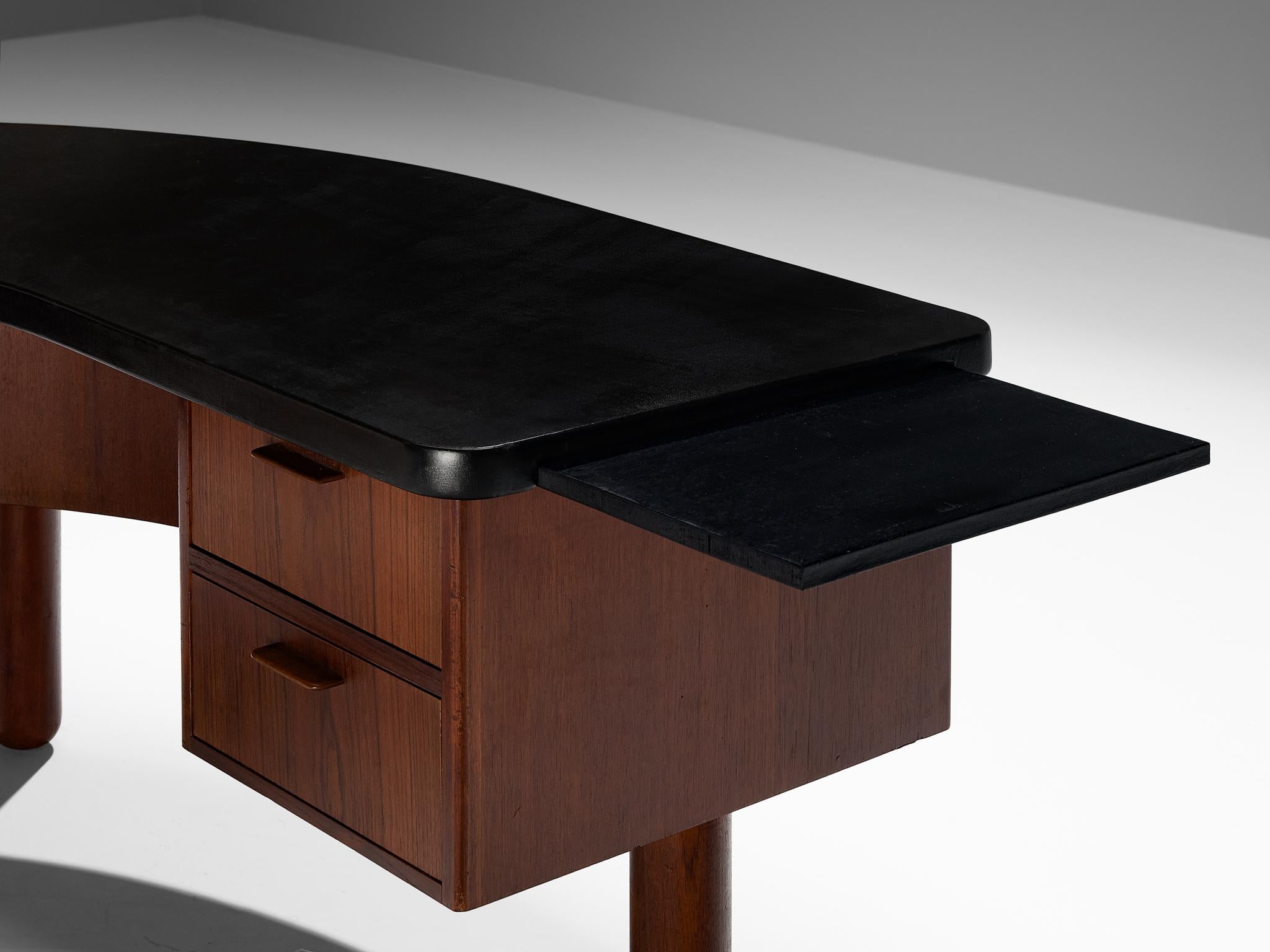 Rare Hos Wulff Free Standing Desk in Teak 3