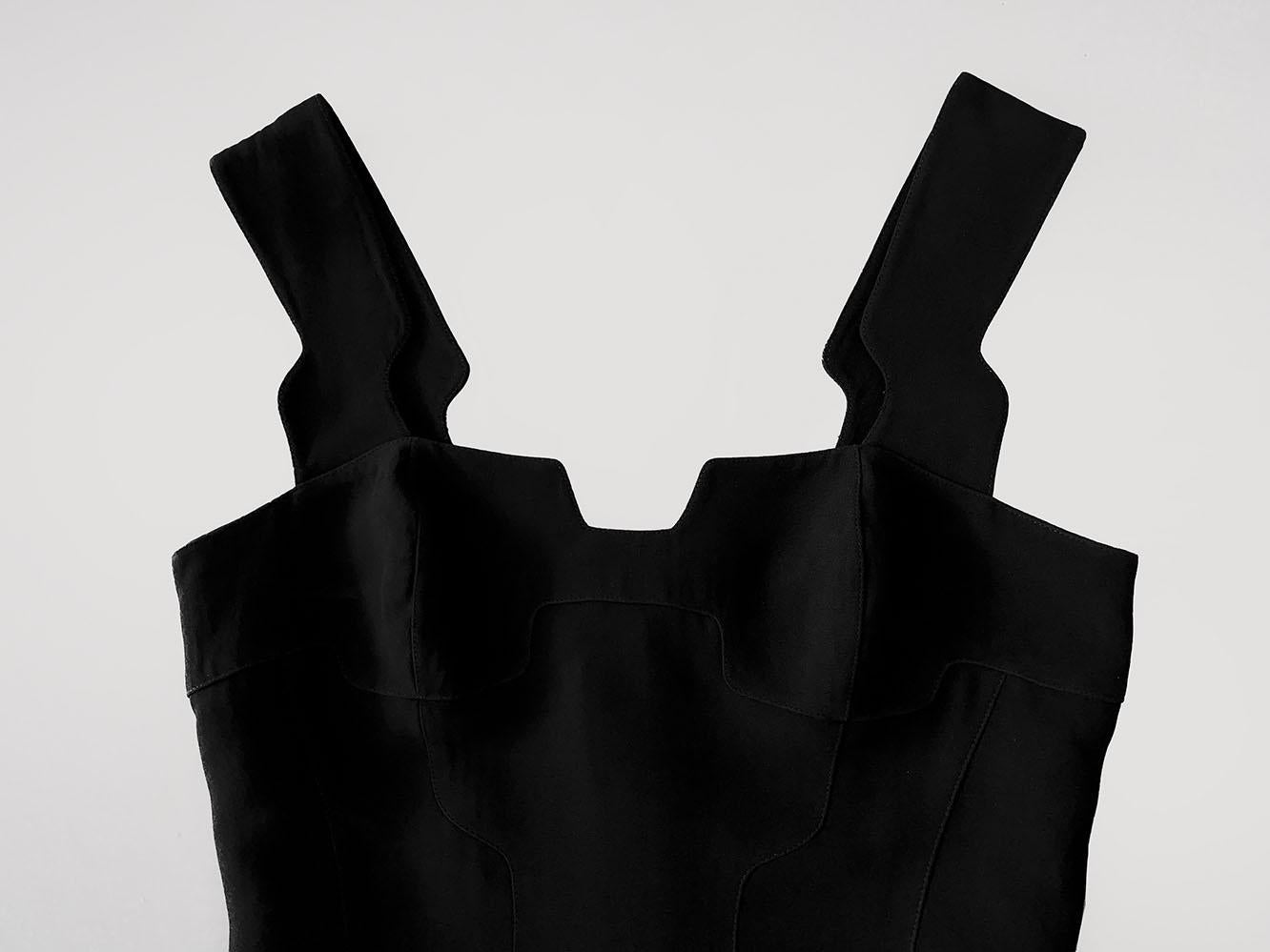 Women's Rare Hot Thierry Mugler Dress SS1994 iconic Black Dress  For Sale