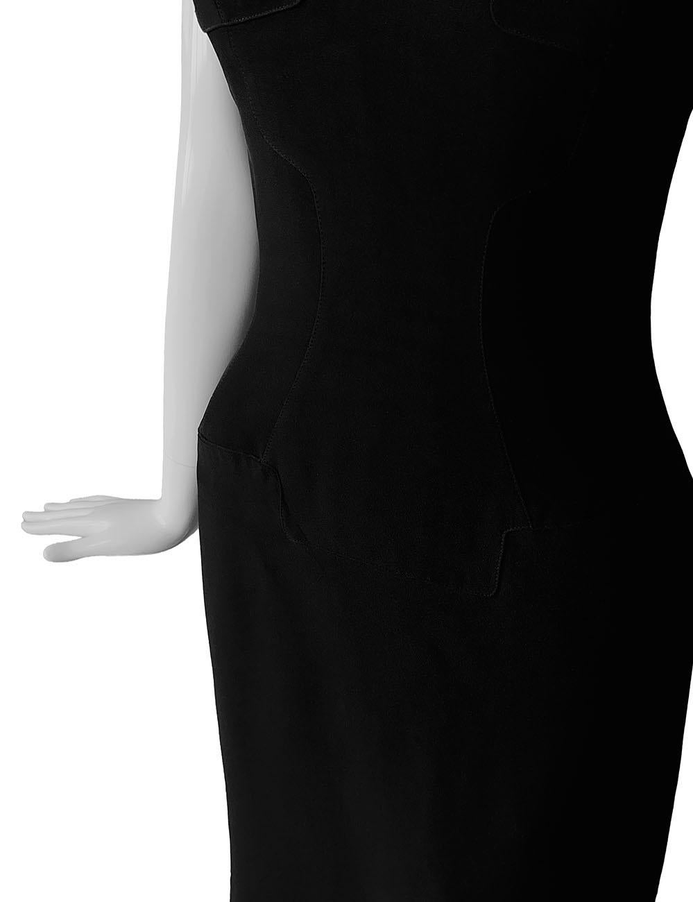 Rare Hot Thierry Mugler Dress SS1994 iconic Black Dress  For Sale 3