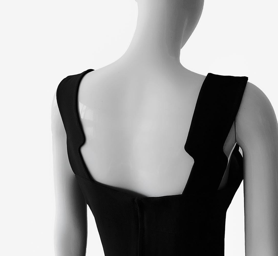 Rare Hot Thierry Mugler Dress SS1994 iconic Black Dress  For Sale 5