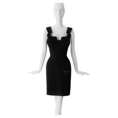 Rare Hot Thierry Mugler Dress SS1994 iconic Black Dress 