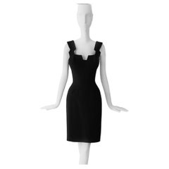 Rare Hot Thierry Mugler Dress SS1994 iconic Black Dress