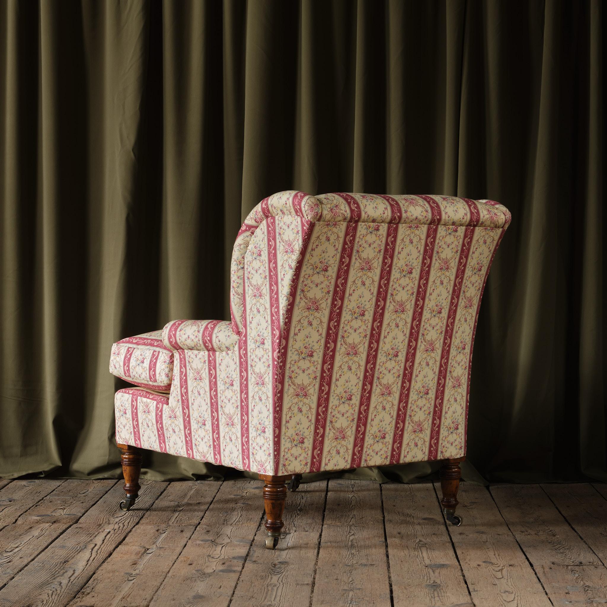 British Rare Howard & Sons Armchair