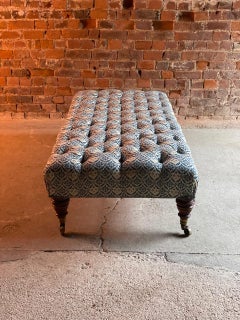 Rare Howard and Sons Large Footstool, circa 1935