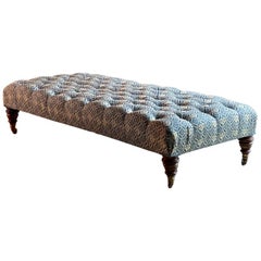 Used Rare Howard and Sons Large Footstool, circa 1935