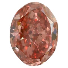 Rare Huge 4.00ct Natural Loose Fancy Deep Pink Orange Diamond GIA For Collectors