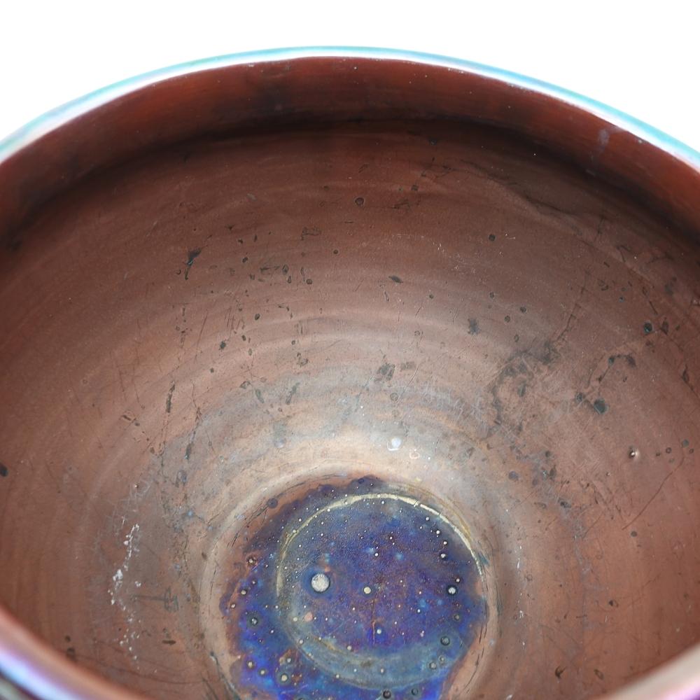 RARE Huge Weller Sicard Iridescent Luster American Art Pottery Jardiniere 1902 5