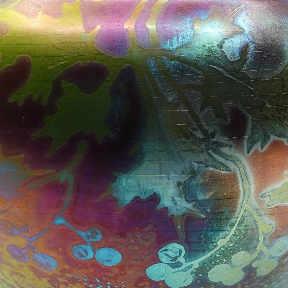 RARE Huge Weller Sicard Iridescent Luster American Art Pottery Jardiniere 1902 2