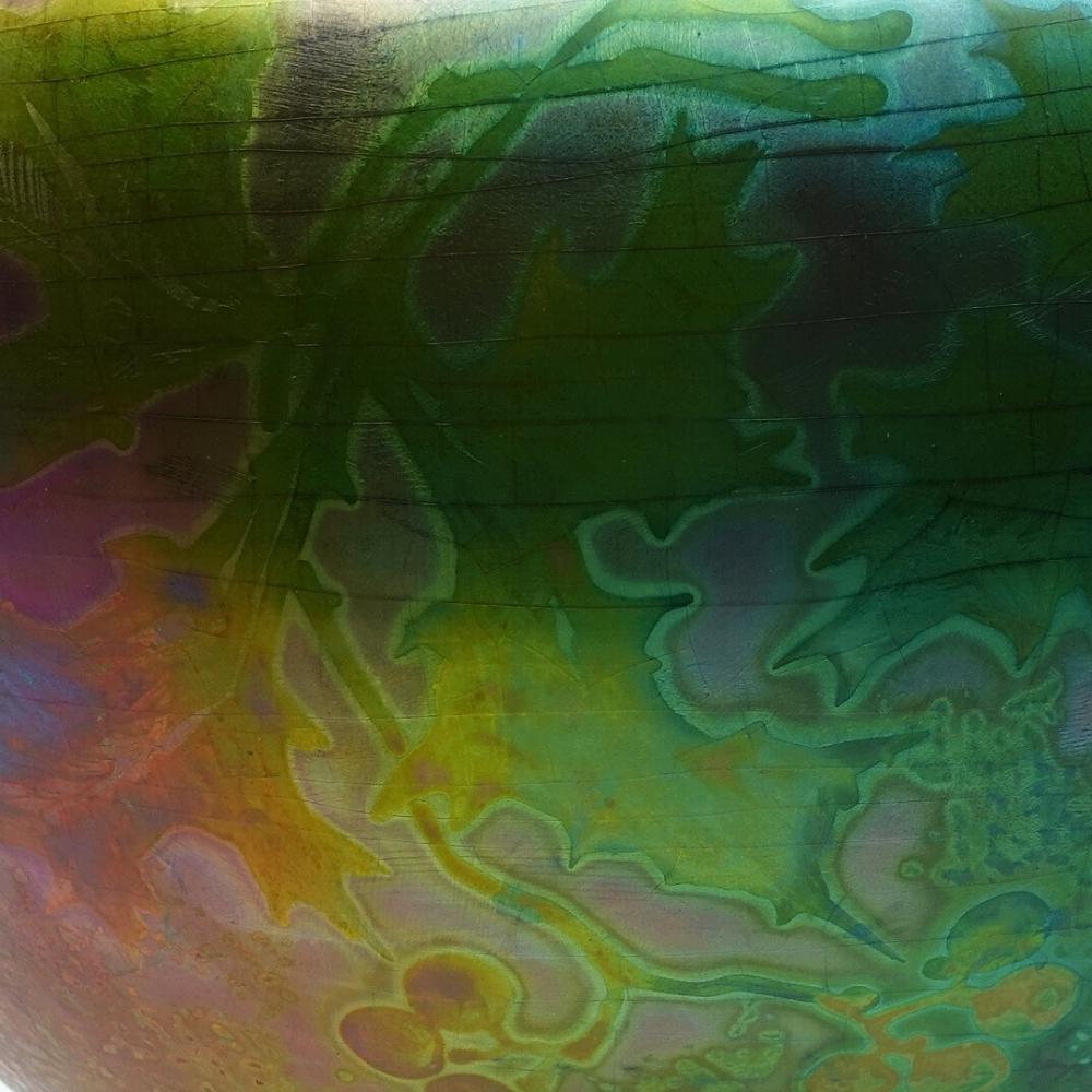 RARE Huge Weller Sicard Iridescent Luster American Art Pottery Jardiniere 1902 3