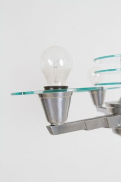 Rare Hungarian Art Deco Pendant Light, 1950s