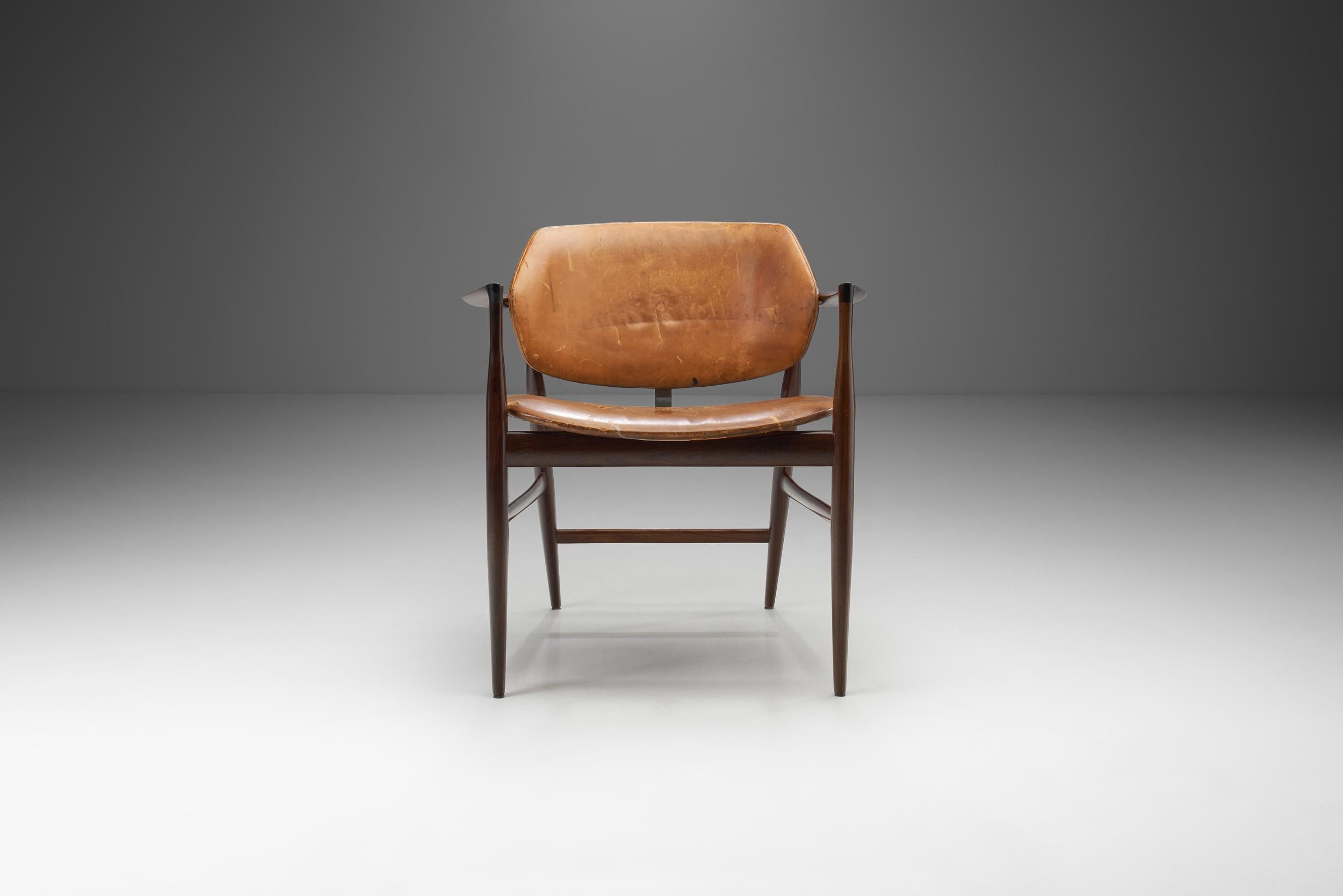 Rare fauteuil Ib Kofod-Larsen 